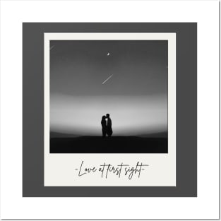 Romantic Romance Couple love at first sight Posters and Art